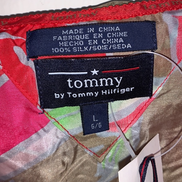 NWT Tommy Hilfiger front tie blouse - Picture 2 of 6